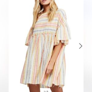 Free People Summer Nights dress stripe cotton